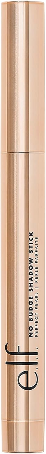 E.L.F. No Budge Shadow Stick, Longwear, Smudge-Proof Metallic Eyeshadow, Perfect Pearl, 0.056 Oz (1.6G)
