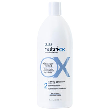 NUTRI-OX Fortifying Conditioner Normal for Thinning Hair | Thicker, Fuller-Looking Hair | Clinically & Dermatologically Tested | Peppermint | Color-Safe