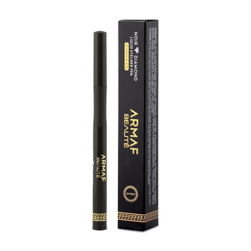 Armaf Beauté Noir Diamond Liquid Eyeliner Pen - Intense Black, Waterproof Eyeliner For Precise Definition, Long Lasting Smudge Proof Liquid Eyeliner