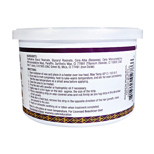 Waxness Wax Necessities Polymer Blend Luxury Italian Velvet Soft Wax Tin 14 Ounces