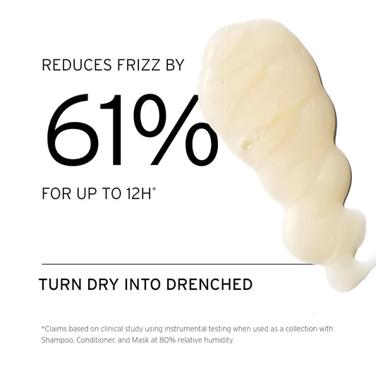 Fekkai Shea Butter Shampoo (1 Liter) + Conditioner (1 Liter) - Improves Moisture, Softness & Shine - Reduces Frizz By 61% Up To 12H - Free Of Sulfates, Parabens, Phthalates - Vegan, Cruelty-Free