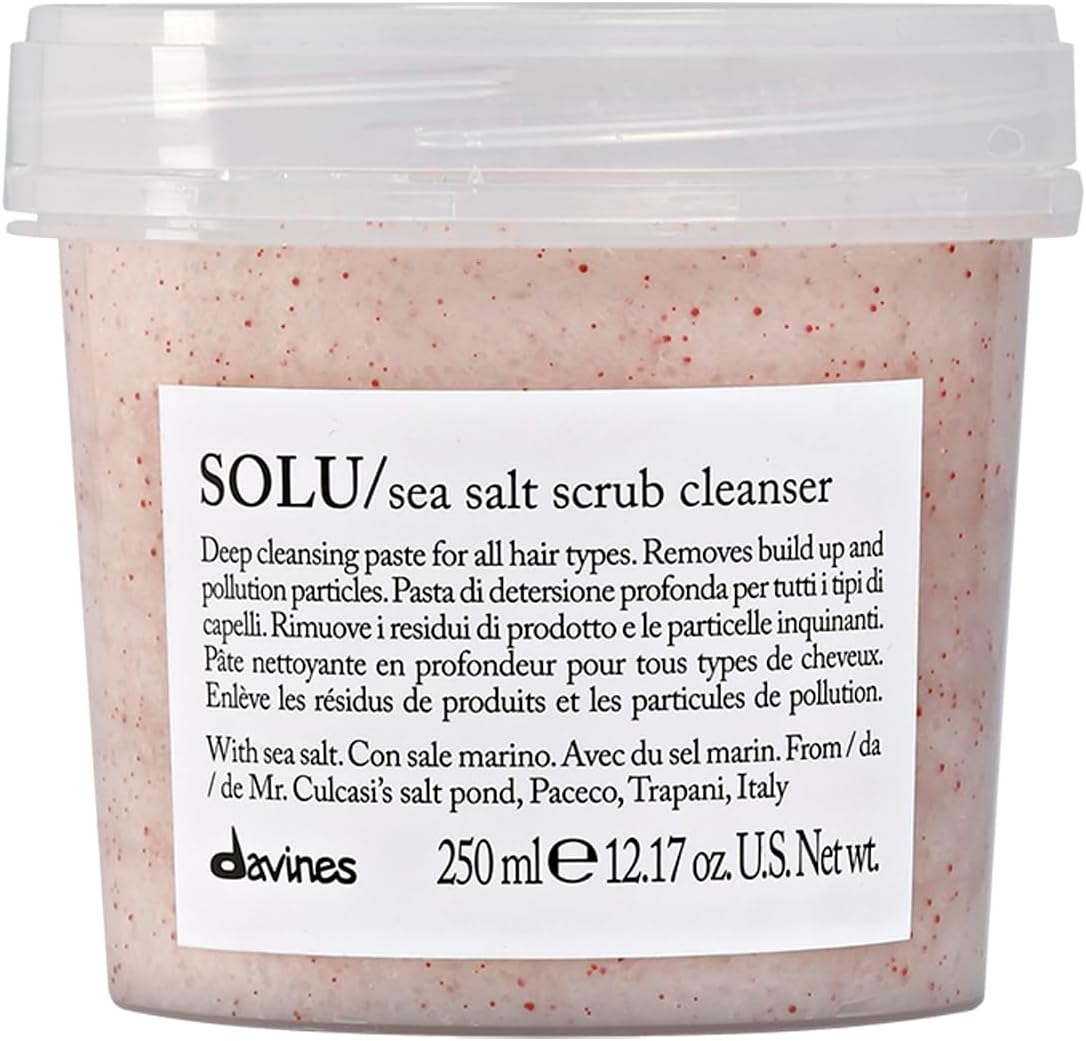 Davines Essential Hair Care Solu Sea Salt Scrub Cleanser 250Ml