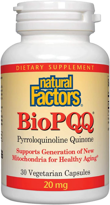 Natural Factors Biopqq 20 Mg, 30 Ct