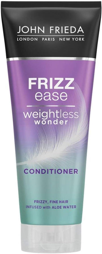 John Frieda Weightless Wonder Conditioner For Frizzy, Fine Hair With Aloe Water 250Ml, Lightweight Conditioner For Fine, Frizzy, Dry Hair