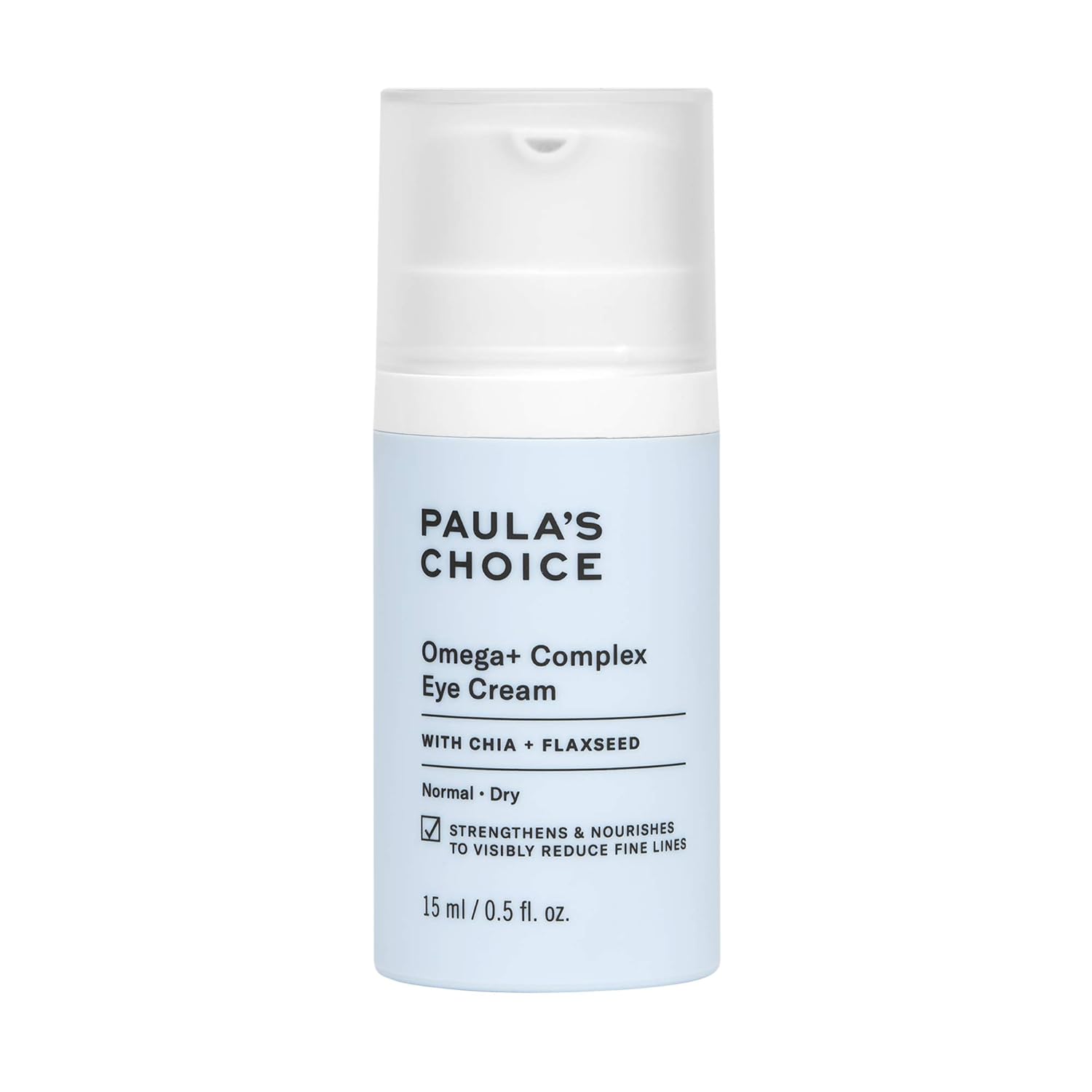 Paula'S Choice Omega+ Complex Anti-Aging Eye Cream With Squalane & Niacinamide, Deep Hydration To Firm & Brighten Eyes, For Wrinkles, Dark Circles & Fine Lines. 0.5 Ounces