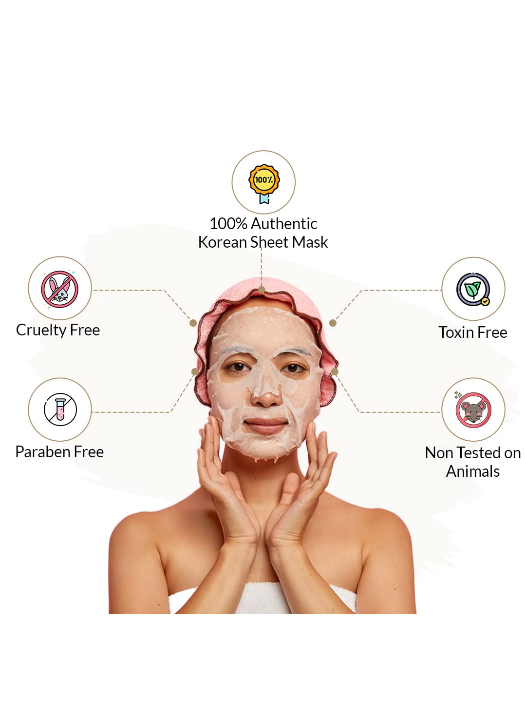 Jmsolution Active Jellyfish Vital Mask Prime - Korean Skincare Facial Mask -Jellyfish Extract, Hydrolyzed Collagen-Hydrating Nourishing- 10 Sheets For All Skin Type