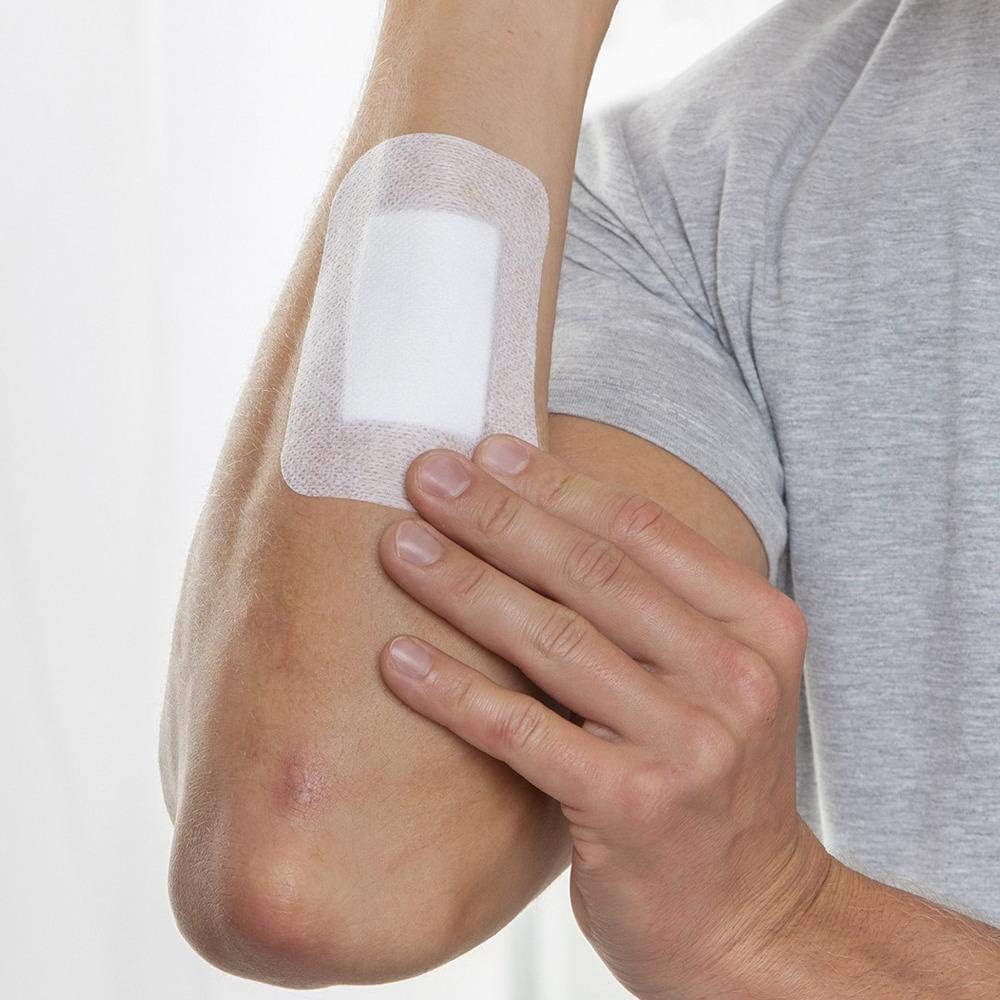 Leukoplast Leukomed Absorbent Plus Dressings - Soft Cushioning Breathable Fabric Wound Plaster for Cuts & Blisters - 5pcs 5cm x 7.2cm (x3 Pack) : Amazon.co.uk: Health & Personal Care