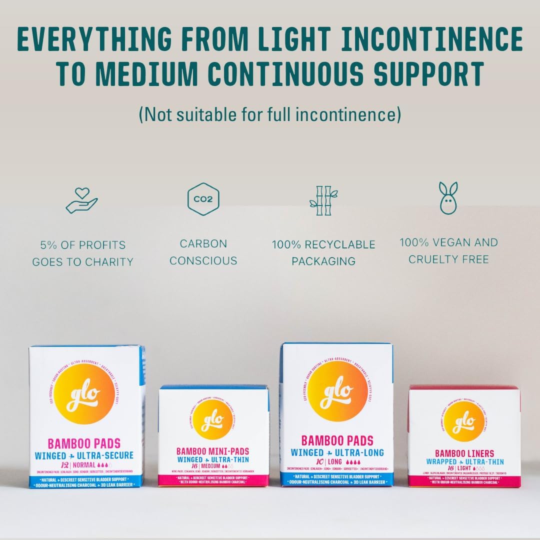 Flo Sensitive Bladder Bamboo Liners – Discreet, Ultra-Thin, Hypoallergenic - Light Incontinence, Odour Control Protection - 16 Liners : Amazon.co.uk: Health & Personal Care