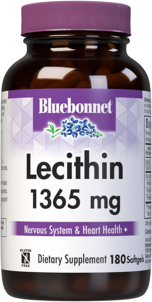 Bluebonnet Lecithin Supplement, 180 Count