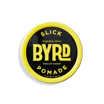 Byrd Hair Matte Pomade - Medium Hold, No Sheen, For All Hair Types, Mineral Oil & Paraben Free, Phthalate & Sulfate Free, Cruelty-Free, Water Based, 3.35Oz