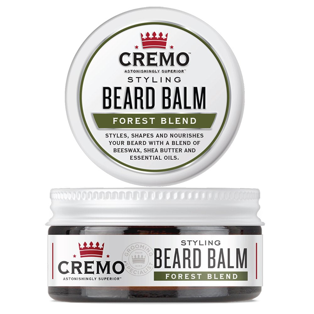 Cremo Styling Beard Balm, Forest Blend, Nourishes, Shapes And Moisturizes All Lengths Of Facial Hair, 2 Ounce (Packaging May Vary) : Beauty & Personal Care