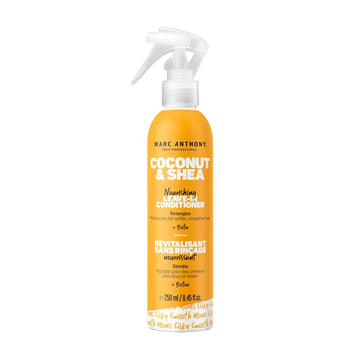 Marc Anthony Leave-In Conditioner Spray, Coconut Oil & Shea Butter - Anti-Frizz Biotin Detangling Spray To Moisturize For Softer Smoother Hair - Color Safe & Sulfate Free Styling Product