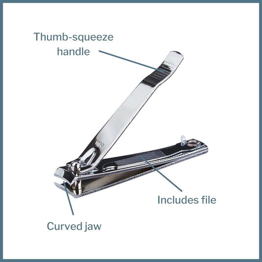16131700 Toenail Clippers McKesson Thumb Squeeze Lever