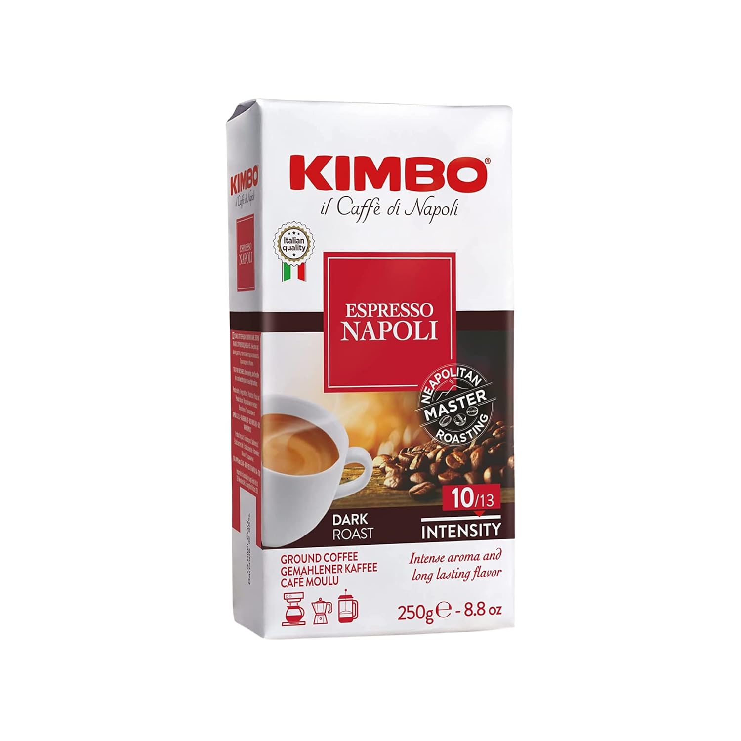 2 Pack - Kimbo Napoletano Ground Espresso  Pack