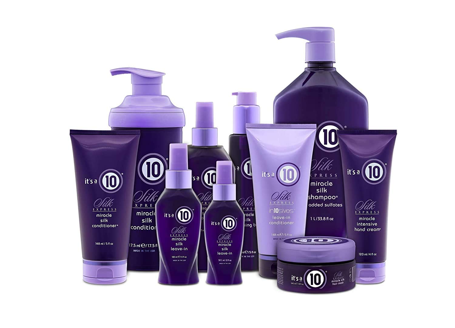 It's a 10 Haircare Silk Express Miracle Silk Shampoo, 10 fl. oz. (Pack of 4) : Beauty & Personal Care