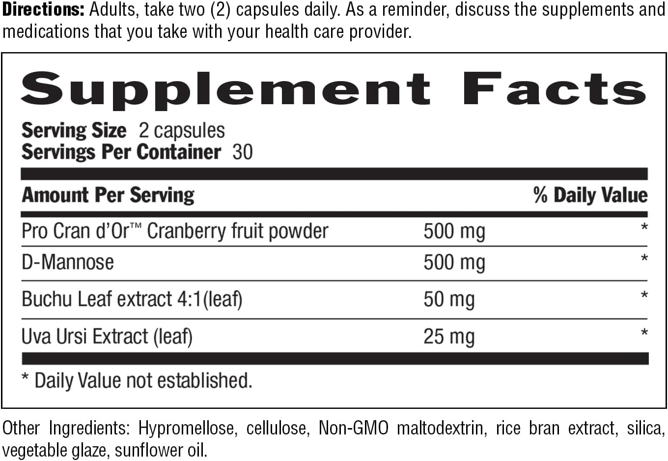 Country Life Women'S Urinary Tract Care 60 Vegcap : Health & Household