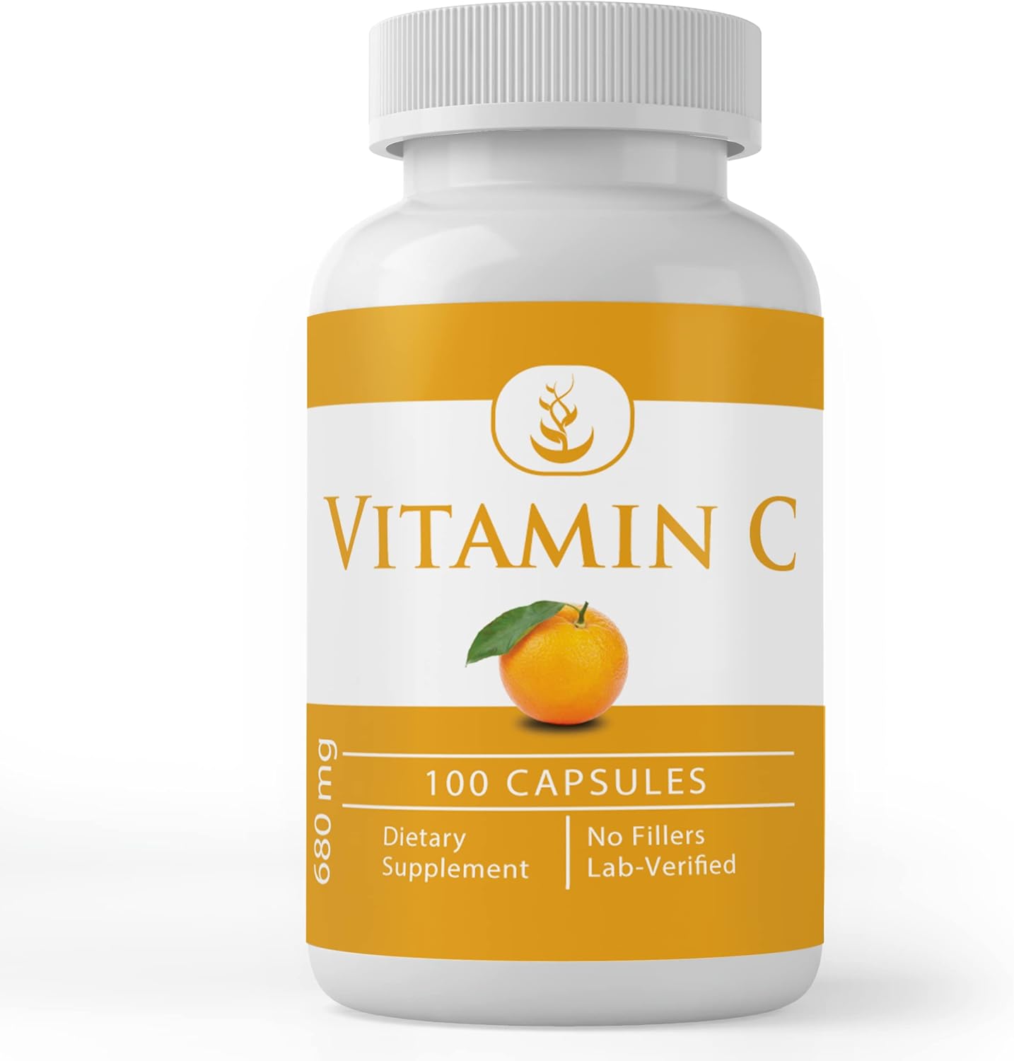 Pure Original Ingredients Vitamin C, (100 Capsules) Always Pure, No Additives Or Fillers, Lab Verified