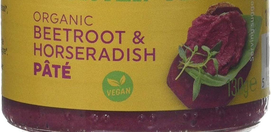 Bonsan Organic Beetroot & Horseradish Pate, 130g