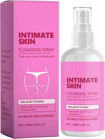 Gentle Vaginal Odour Protection Spray, Women Intimate Care Spray, Daily External Feminine Hygiene, Effective, Freshens And Hydrates, 100Ml Non-Irritating For Daily Protection