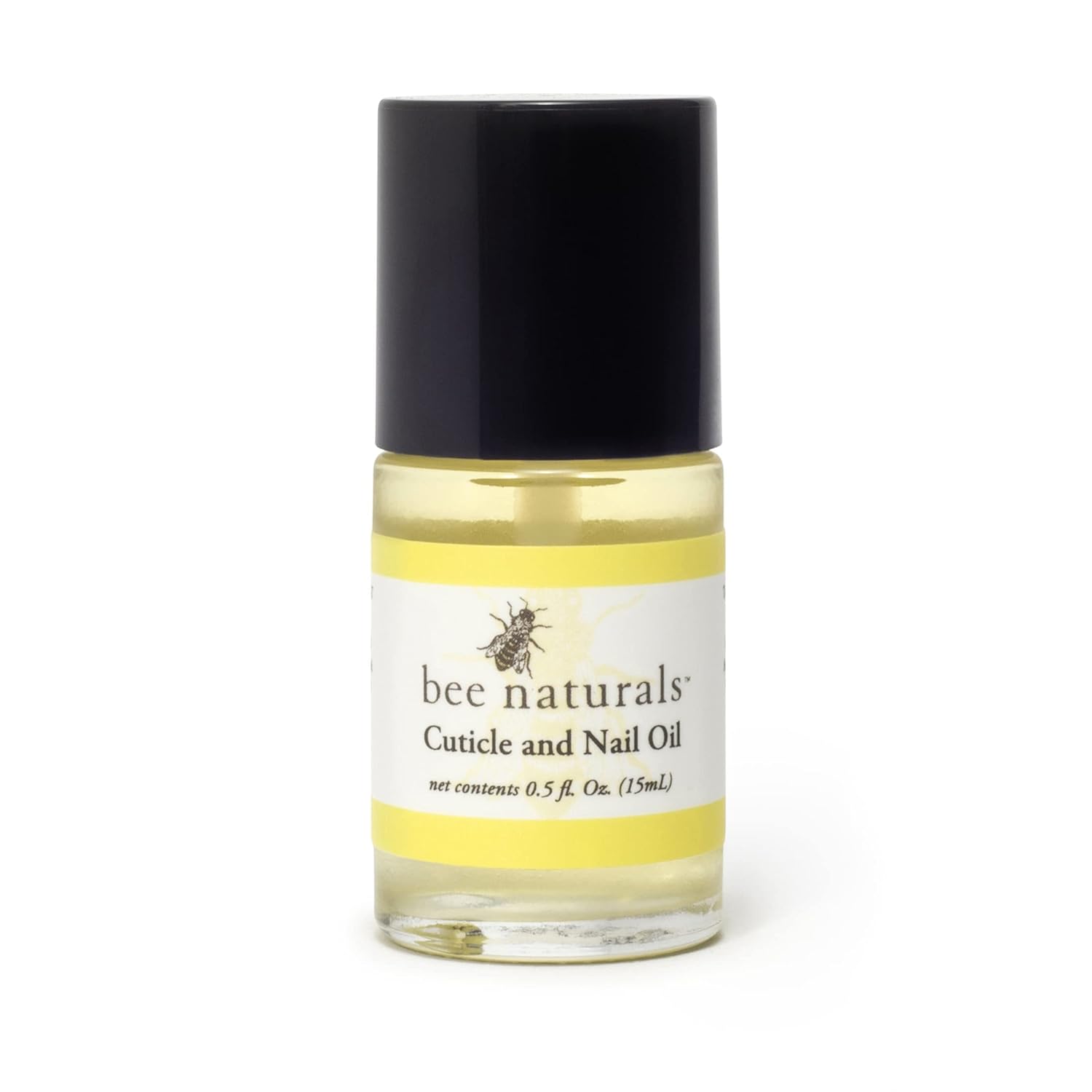 Bee Naturals Nail & Cuticle Oil 0.5 oz - Heals Cracked Nails & Rigid Cuticles. Deep moisture for nails and cuticles. Contains rich avocado and castor oils. Massage into nails and cuticles