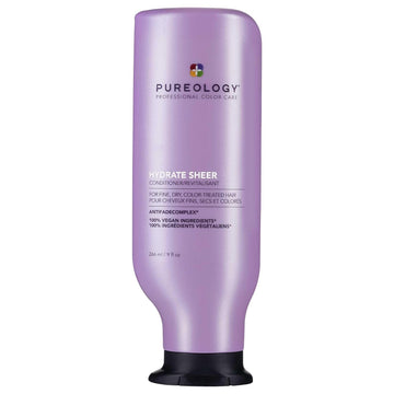 Pureology Hydrate Sheer Nourishing Conditioner | For Fine, Dry Color Treated Hair | Sulfate-Free | Vegan