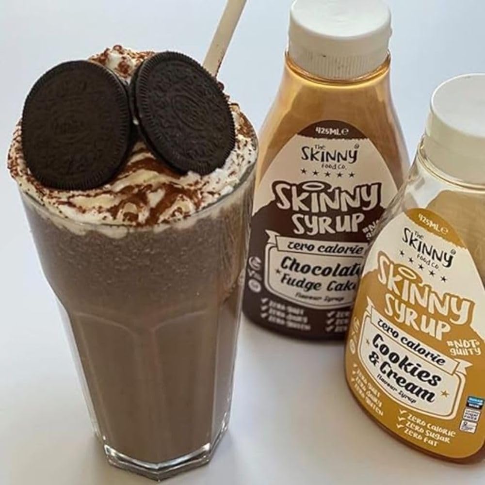 Skinny Syrup 425ml Cookies & Cream : Amazon.co.uk: Grocery