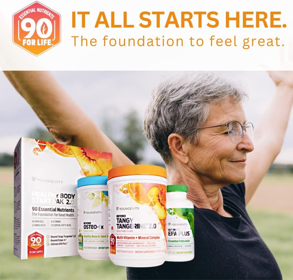 Buy Youngevity Healthy Body Start Pak 2.0 | Complete All-In-One Nutrition | 60 Minerals, 16 Vitamins, 12 Amino Acids, 6 Essential Fatty Acids | Whole Foods, Pre/Probiotics + Bone And Joint Formula On  Free Shipping On Qualified Orders