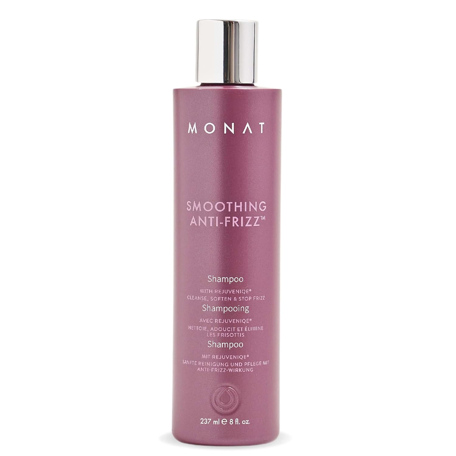 MONAT Smoothing Anti-Frizz™ Shampoo - Humidity Protection, Frizz Control with REJUVENIQE® & Tropical Butters, Velvety Fragrance, 237 ml (8 fl. oz.)