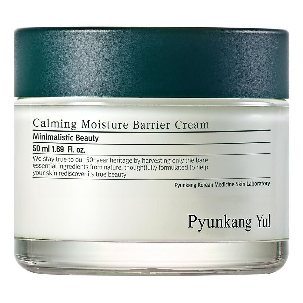 Pyunkang Yul [Pky] Calming Moisture Barrier Cream Instantly Soothes Sensitive Skin, Hyaluronic Acid & Ceramide For Hydration, Vegan, Korean Skincare (1.69 Fl. Oz, 50Ml)