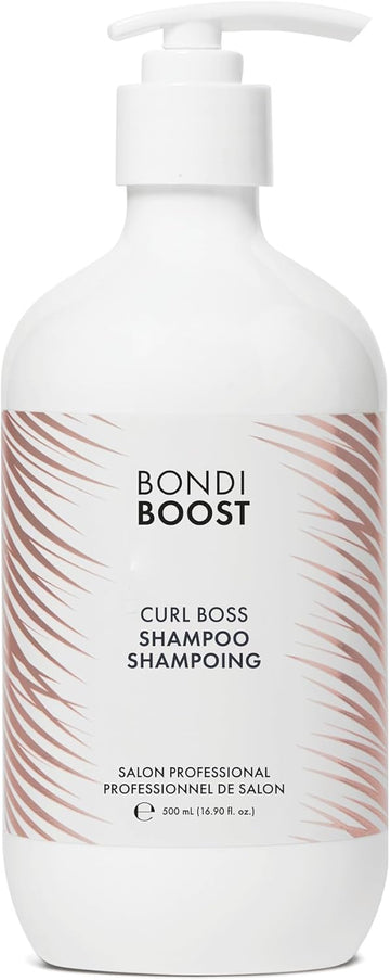 Bondiboost Curl Boss Defining Shampoo - Low Lather, Sulphate-Free Formula With Quinoa, Vegetable Squalane (Sugarcane) & Sunflower Seed Oil For Hydrated, Frizz-Free Curls - Vegan & Cruelty-Free, 300Ml