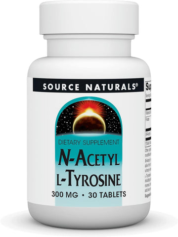 Source Naturals N-Acetyl L-Tyrosine Dietary Supplement - 30 Tablets