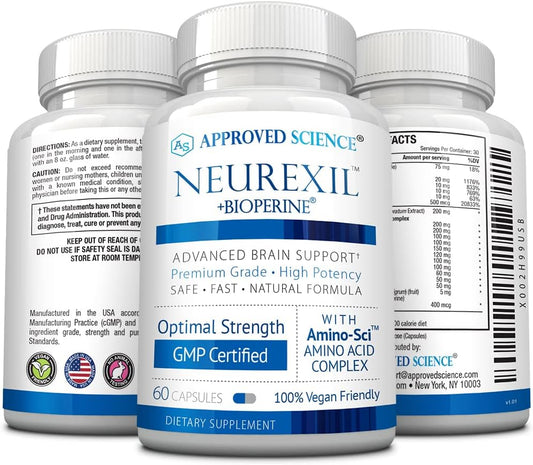 Approved Science Neurexil - Natural Nootropic Support with DMAE - Enha