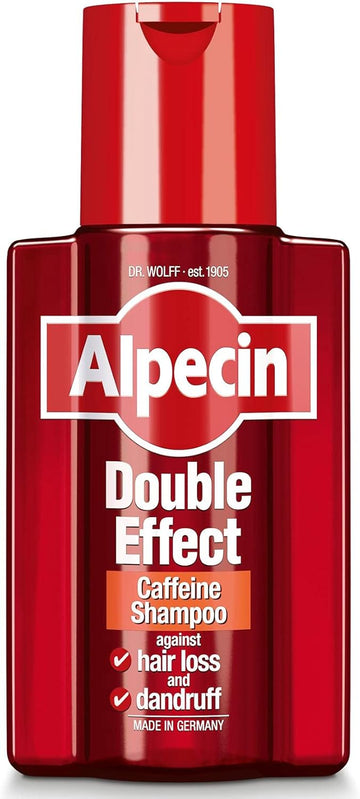 Alpecin Double Effect Shampoo 200Ml | Anti Dandruff And Natural Hair Growth Shampoo | Energizer For Strong Hair | Hair Care For Men Made In Germany