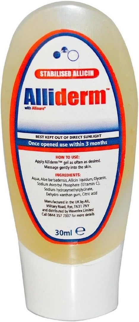 1 Pack of Allicin Max Alliderm Gel 30 ML