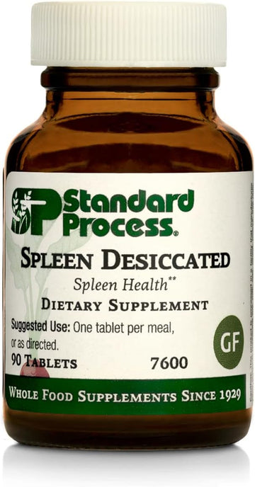 Standard Process Spleen Desiccated - Whole Food Immune Support, Spleen And Healthy Blood - Gluten Free - 90 Tablets