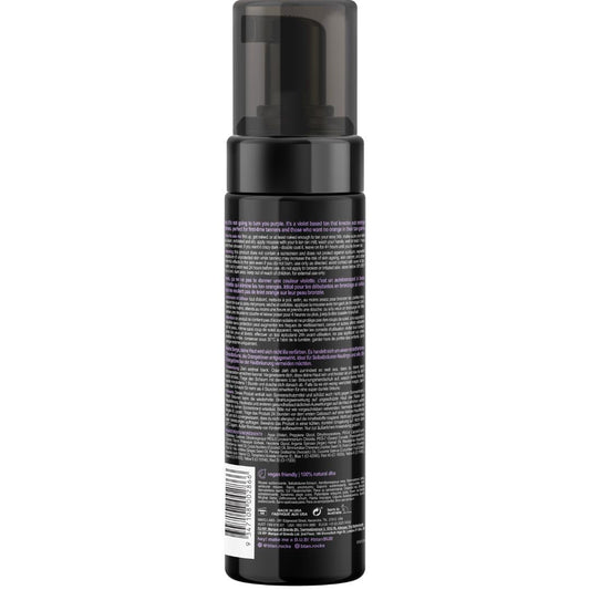 B.Tan Violet Self Tanner | Love At First Tan - Fast, 1 Hour Express Sunless Tanning Mousse, Violet-Based, Cancels Orange Tones, No Fake Tan Smell, No Added Nasties, Vegan, Cruelty Free, 6.7 Fl Oz