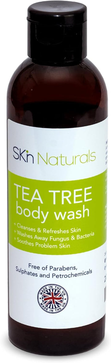 Tea Tree Oil Antifungal Vegan Shower Gel, Body Wash And Natural Soap That Relieves Acne, Eczema, Jock Itch, Nail Fungus & Athlete’S Foot Cleanses And Soothes Dry Itchy Skin