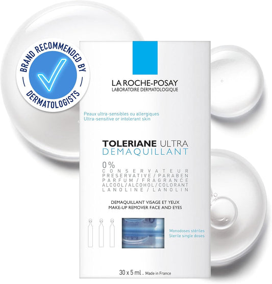 La Roche-Posay Toleriane Single Dose Make-Up Remover 30x5ml : Amazon.co.uk: Beauty
