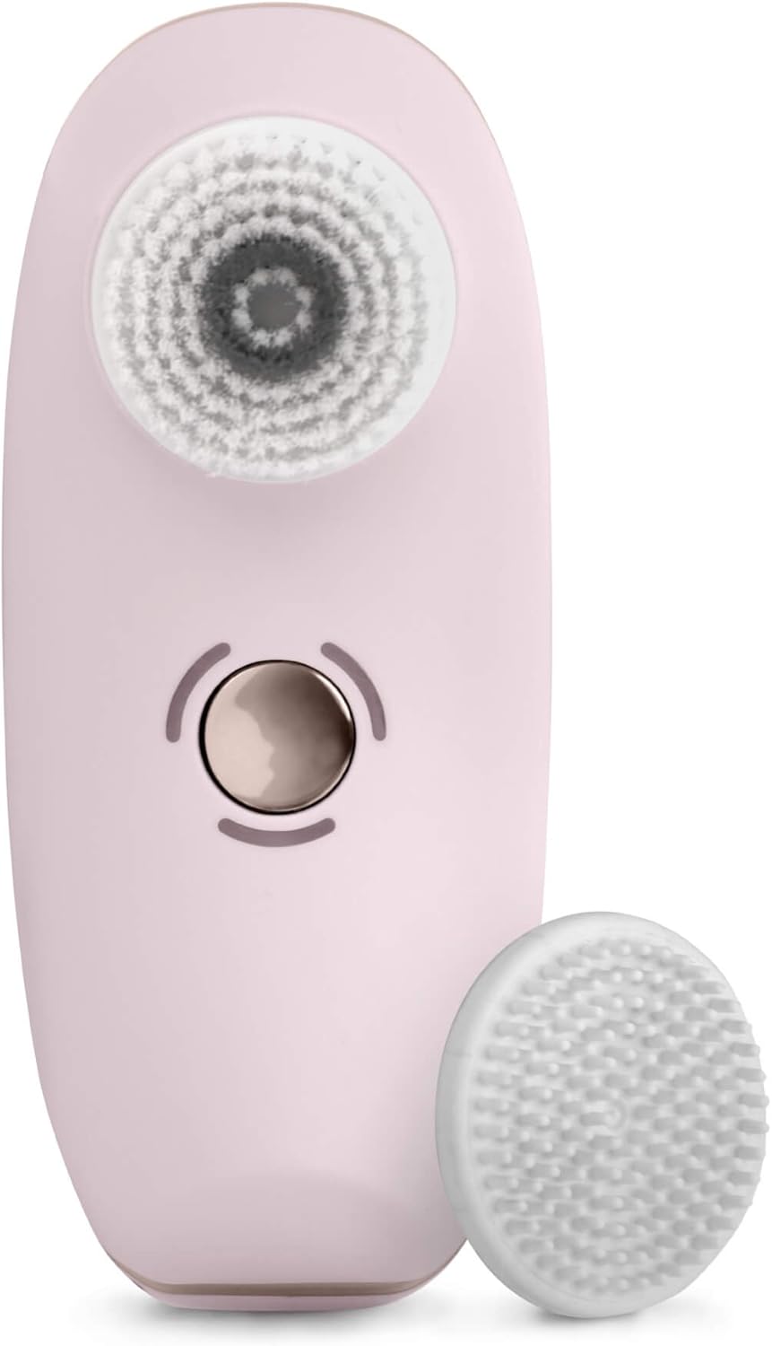 Magnitone London Barefaced 2 Vibra Sonic Face Cleansing And Massaging Brush - Usb Rechargeable Electric Facial Brush, Pink