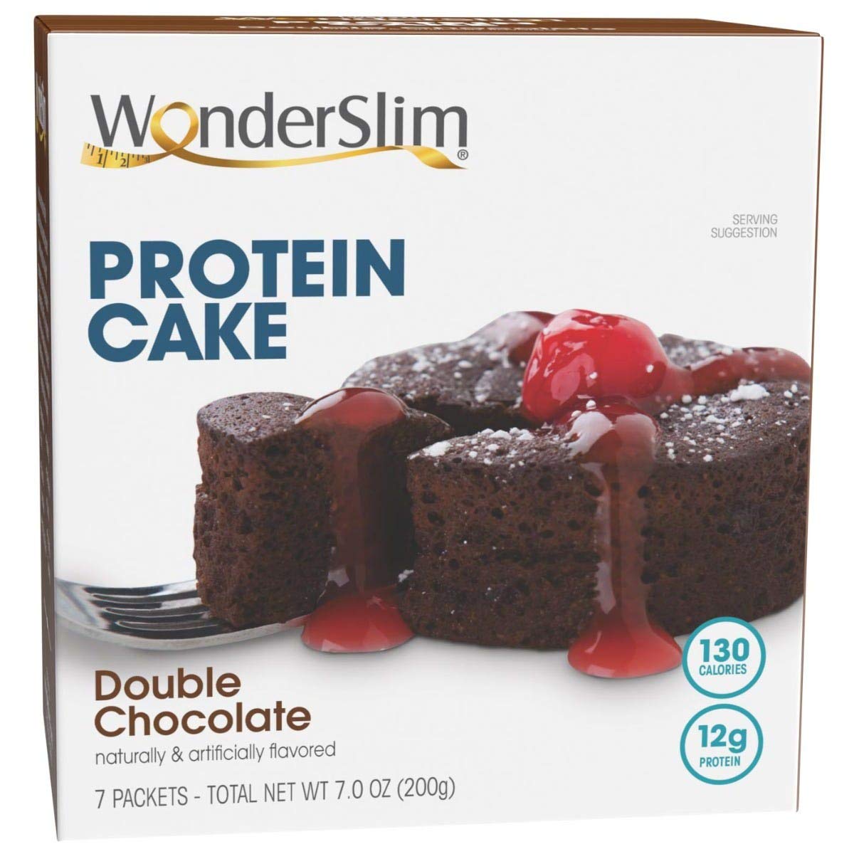 Wonderslim Protein Cake Mix, Double Chocolate, 12G Protein, Low Carb (7Ct)