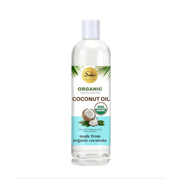 100% Pure Organic Fractionated Coconut Oil All Natural 8 Oz