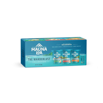 Mauna Loa Premium Hawaiian Roasted Macadamia Nuts, Island Classic Variety Pack,4 Ounce (Pack Of 3)