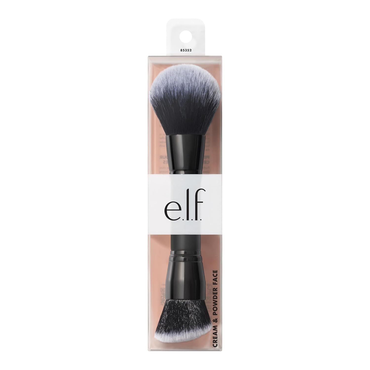 E.L.F. Dual-Ended Cream + Powder Brush, Two-In-One Makeup Brush For Creating A Gorgeous, Airbrushed-Looking Complexion, Vegan & Cruelty-Free : Beauty & Personal Care