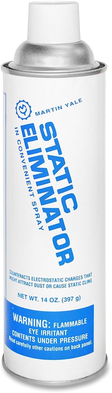 Martin Yale 300 Static Eliminator Cleaner Spray, Dissipates Static Electricity To Make Folding and Other Paper Processing Applications Worry-free : Paper Folding Machines : Health & Household