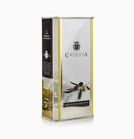 La Chinata Aceite De Oliva Virgen Extra Lata Grande Virgin Olive Oil In Attractive Tin Pack Of 2 X 500 Ml