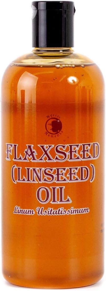 Mystic Moments | Flaxseed (Linseed) Carrier Oil 500ml - Pure & Natural Oil Perfect for Hair, Face, Nails, Aromatherapy, Massage and Oil Dilution Vegan GMO Free : Amazon.co.uk: Health & Personal Care