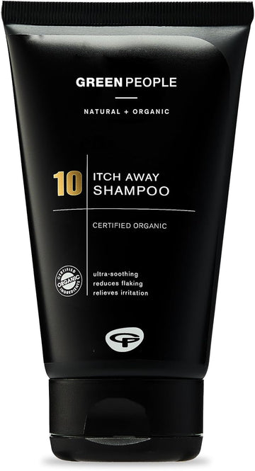 Green People For Men No.10 - Itch Away Shampoo - For Dry, Itchy Scalp - Silicone & Sls Free - Vegan, Organic & Cruelty Free, 150Ml