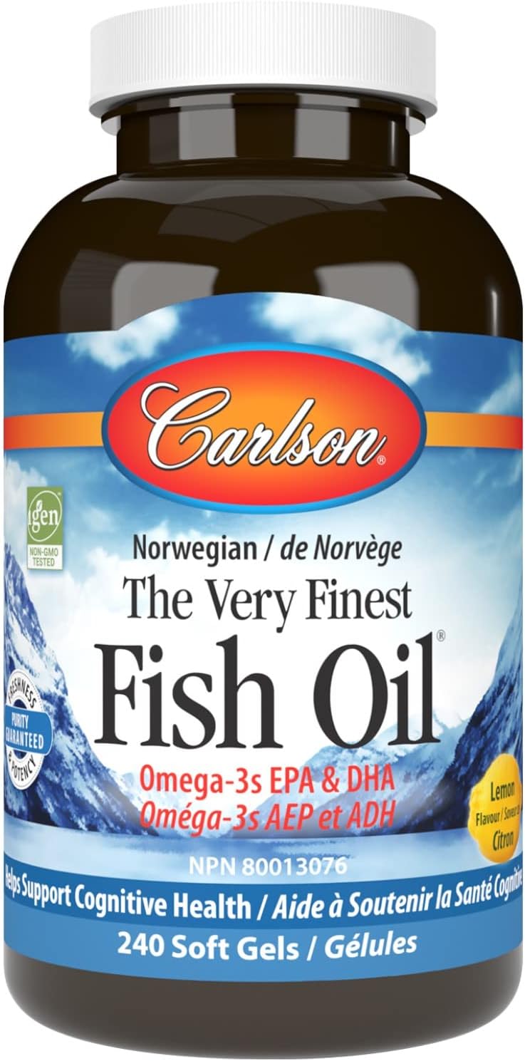 Carlson - The Very Finest Fish Oil, 700 mg Omega-3s, Norwegian Fish Oi