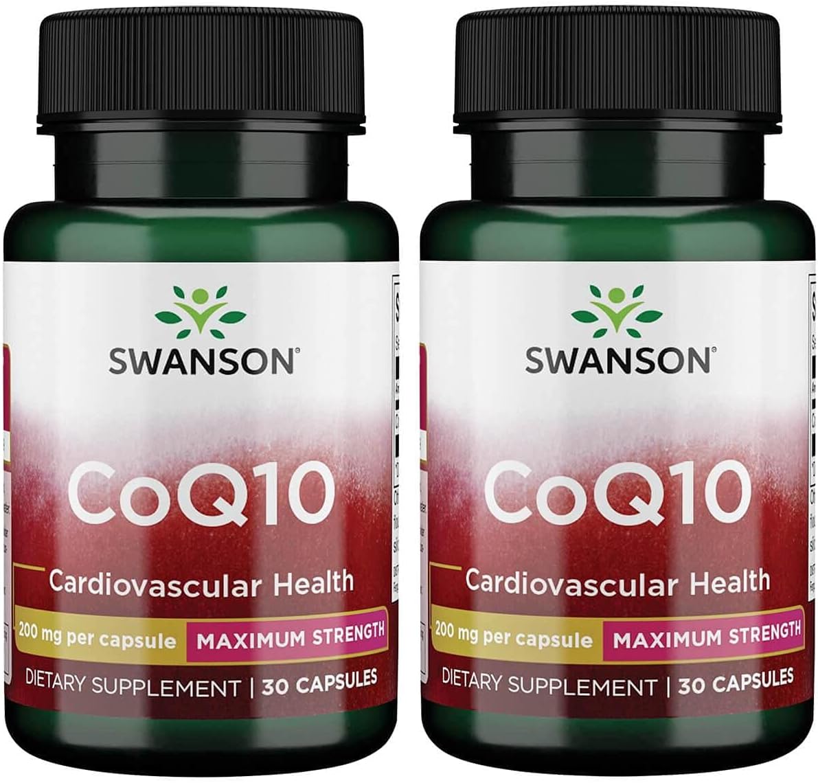 Swanson Coq10 200 200 Milligrams 30 Capsules (2 Pack)