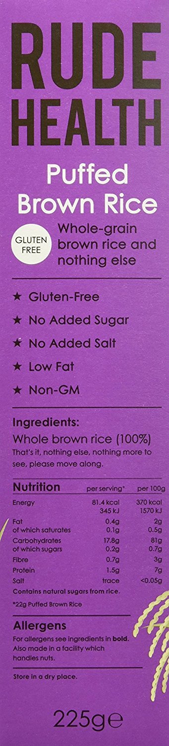 Puffed Brown Rice - 225G
